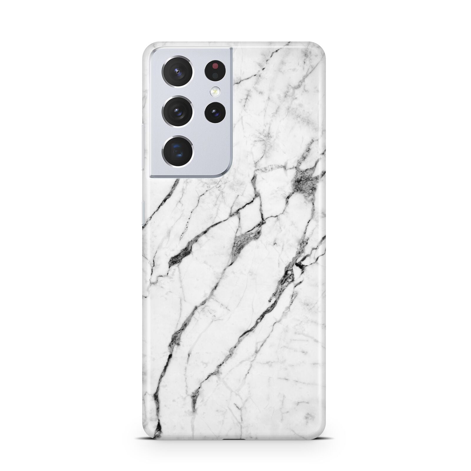 Marble White Samsung S21 Ultra Case
