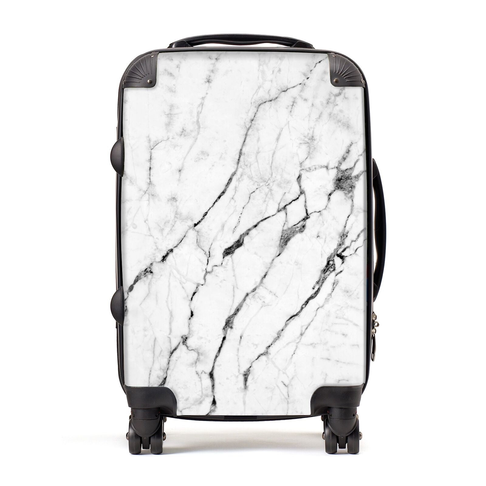 Marble White Suitcase