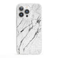 Marble White iPhone 13 Pro Clear Bumper Case