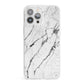 Marble White iPhone 13 Pro Max Clear Bumper Case