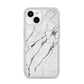 Marble White iPhone 14 Clear Tough Case Starlight