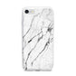 Marble White iPhone 7 Bumper Case on Silver iPhone