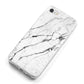 Marble White iPhone 8 Bumper Case on Silver iPhone Alternative Image