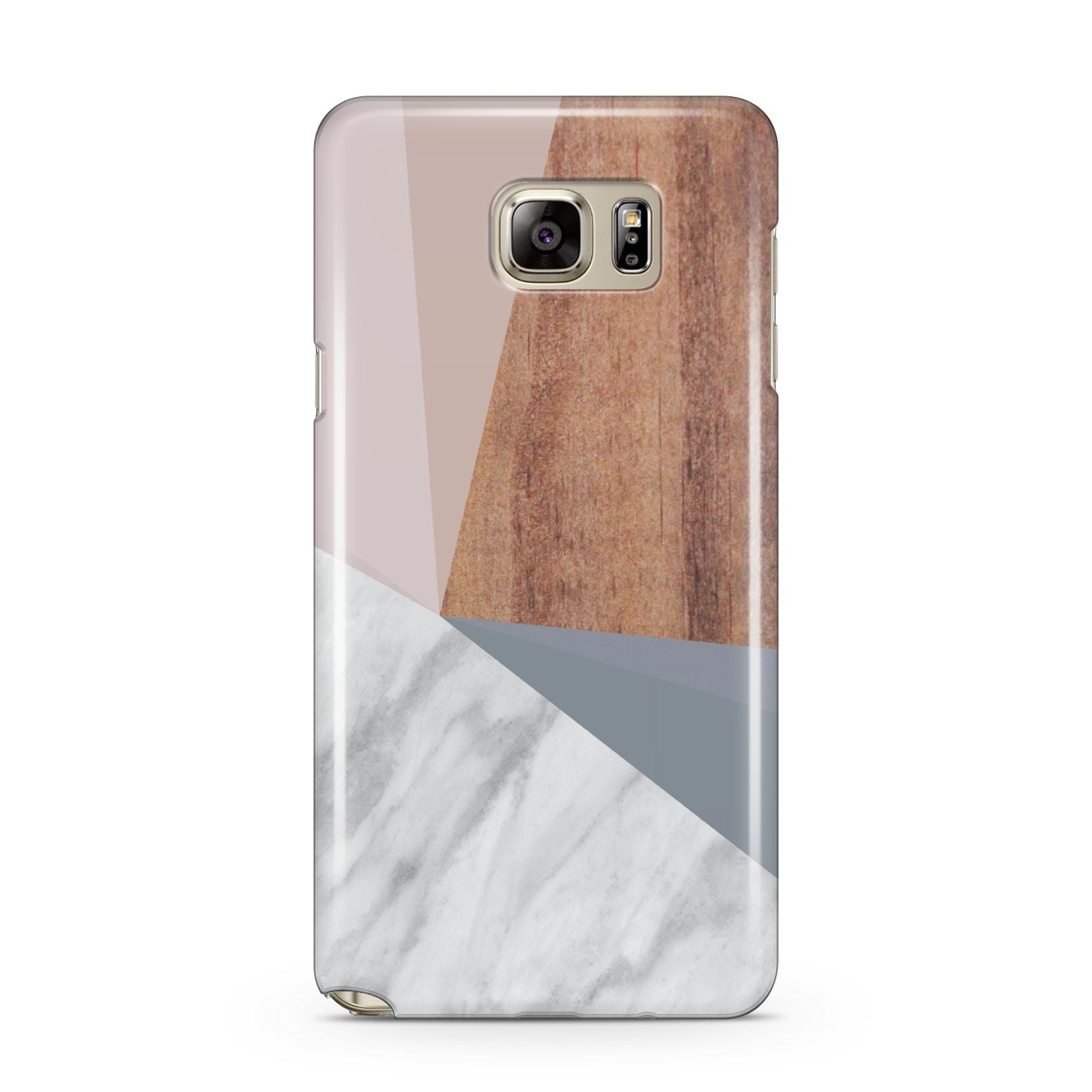 Marble Wood Geometric 1 Samsung Galaxy Note 5 Case