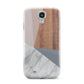Marble Wood Geometric 1 Samsung Galaxy S4 Case