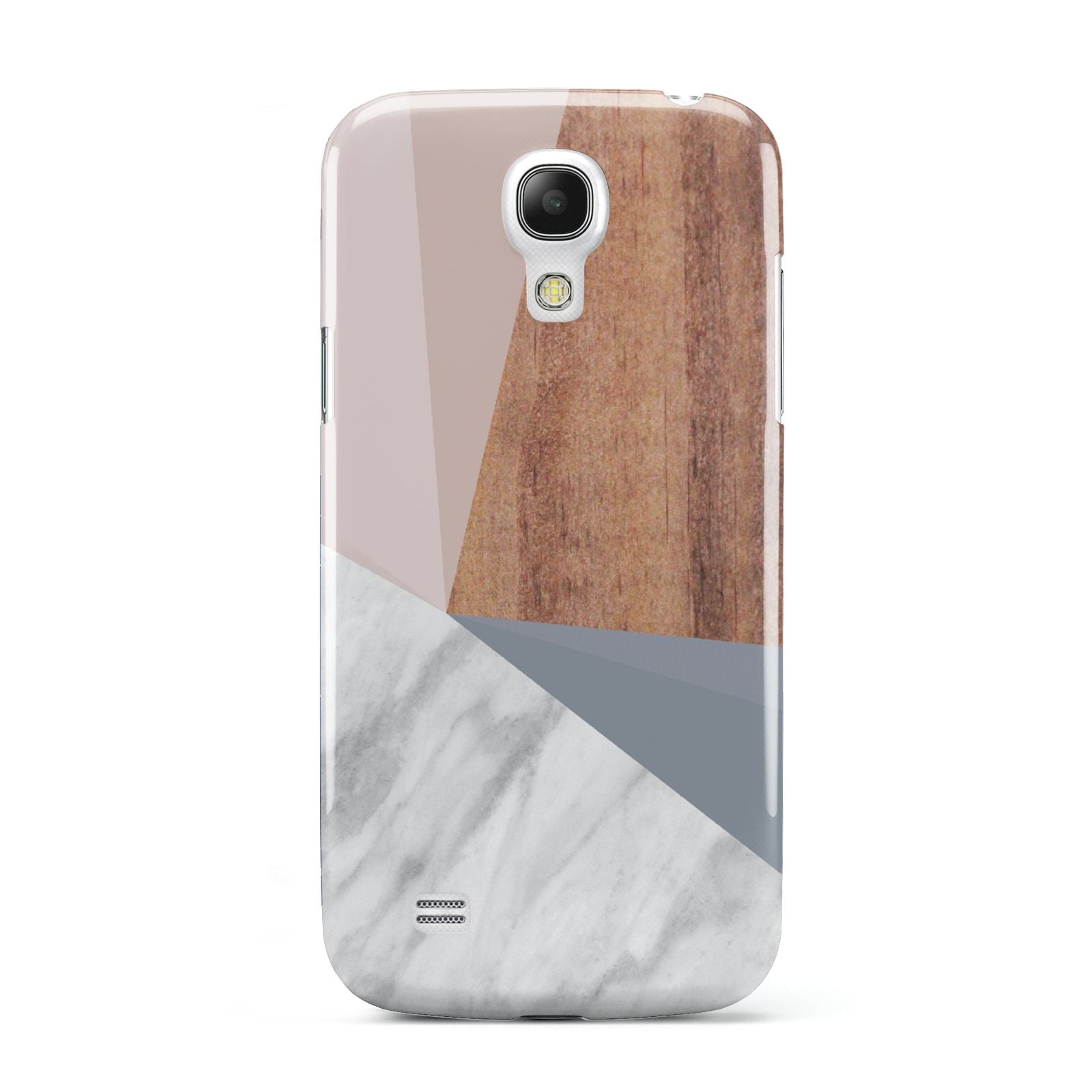 Marble Wood Geometric 1 Samsung Galaxy S4 Mini Case