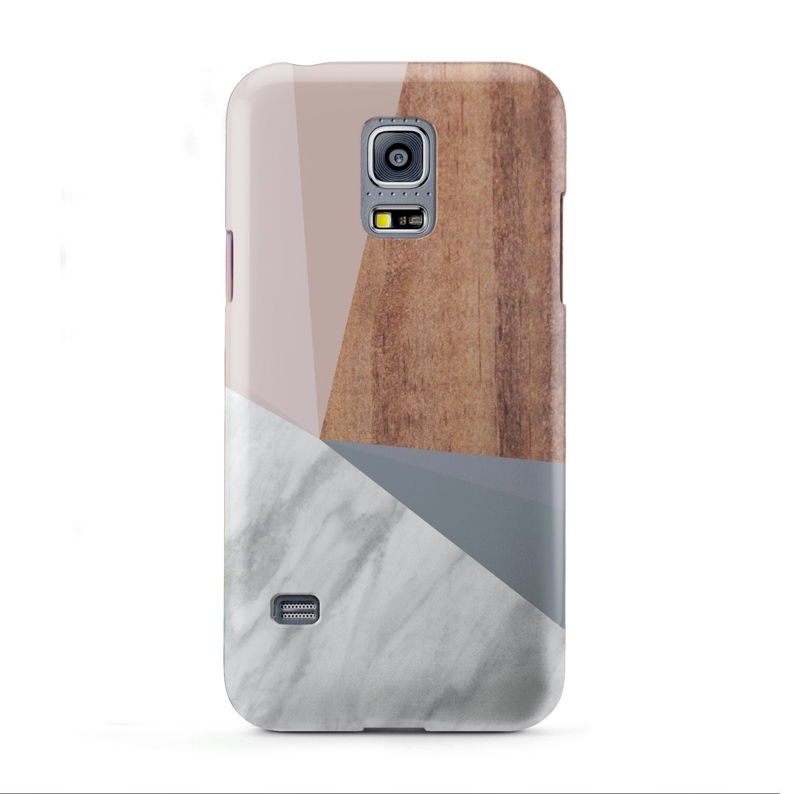 Marble Wood Geometric 1 Samsung Galaxy S5 Mini Case