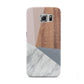 Marble Wood Geometric 1 Samsung Galaxy S6 Case