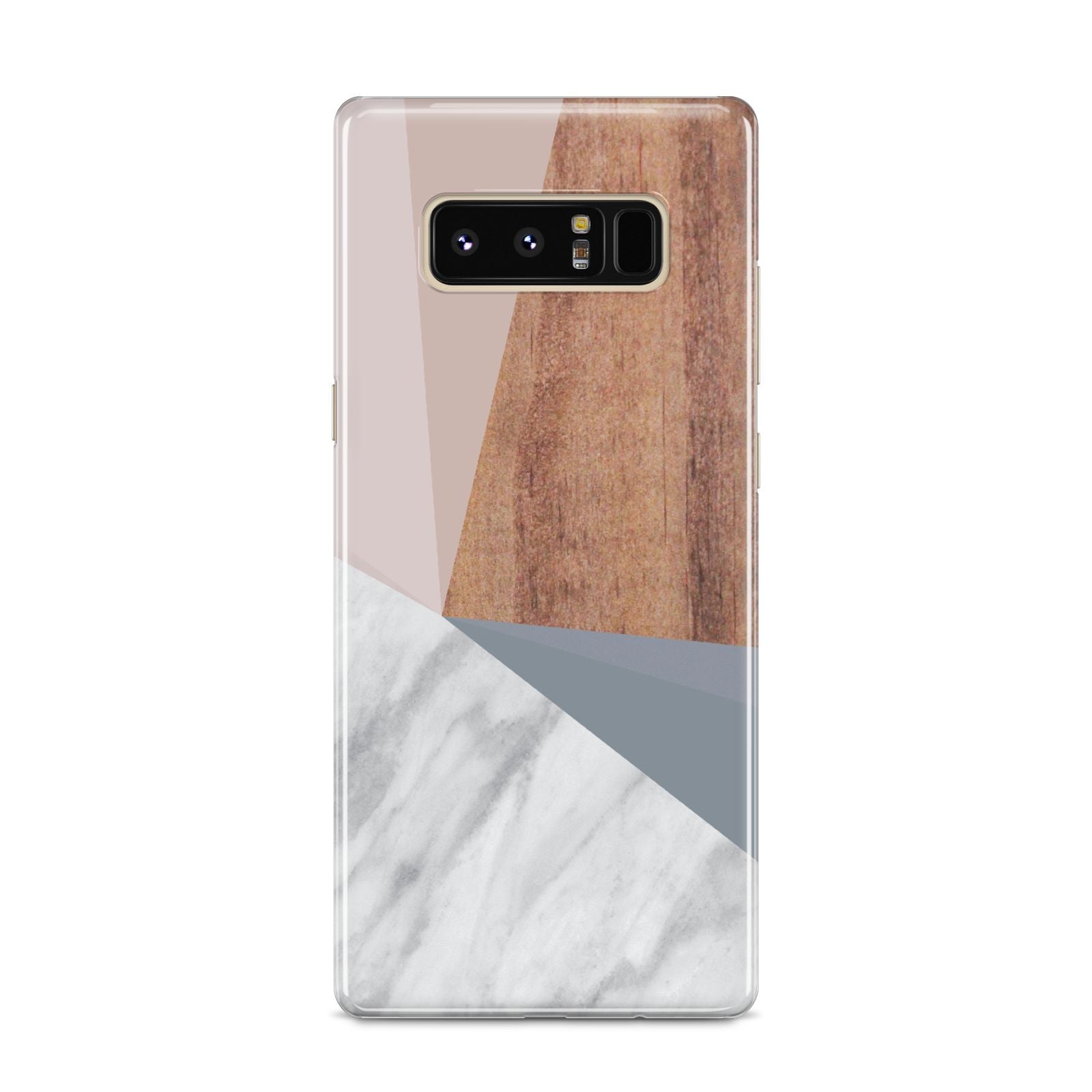 Marble Wood Geometric 1 Samsung Galaxy S8 Case
