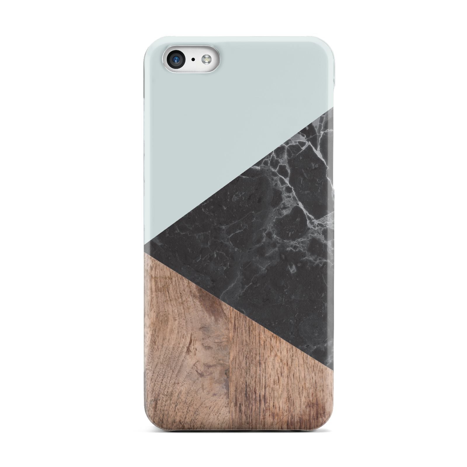 Marble Wood Geometric 2 Apple iPhone 5c Case