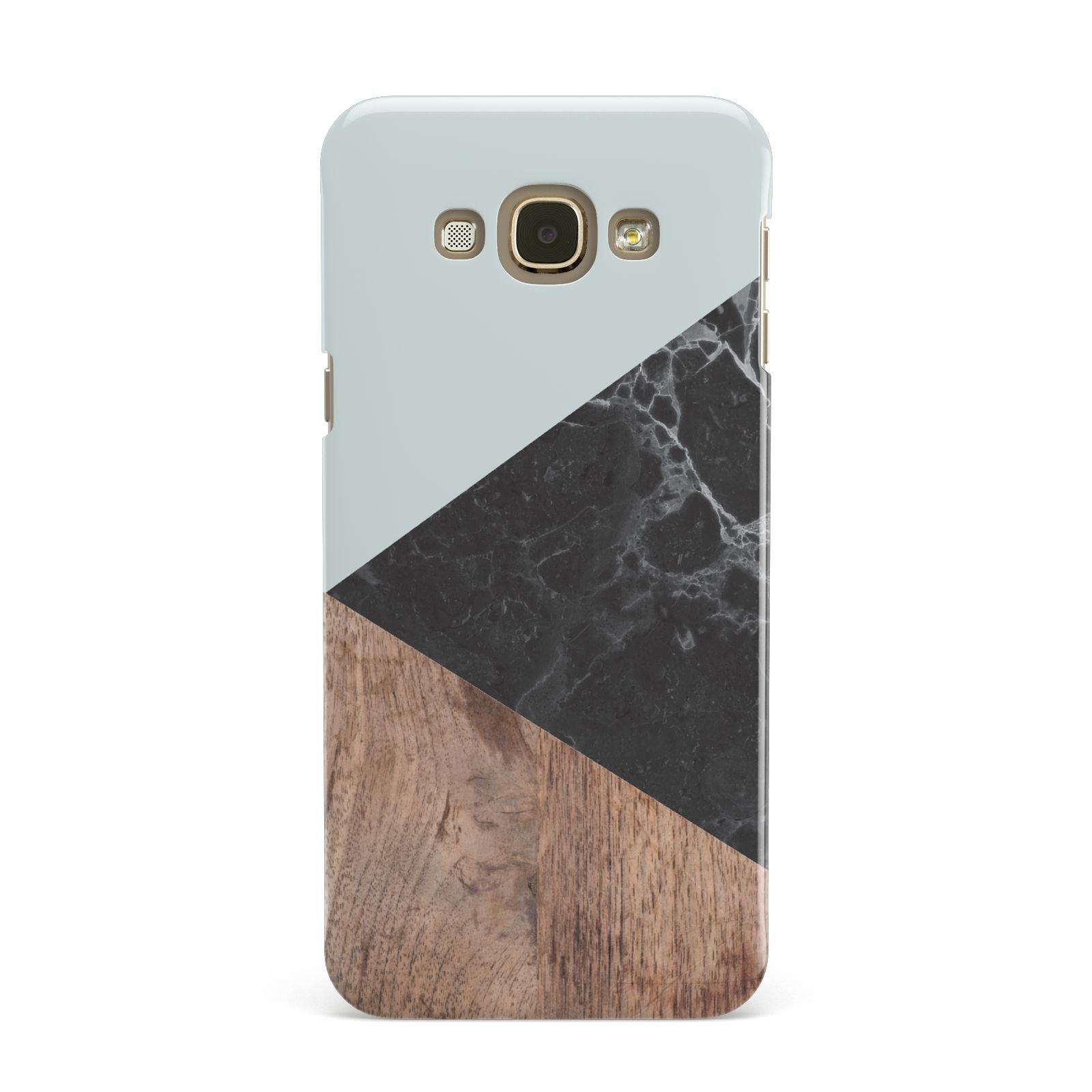 Marble Wood Geometric 2 Samsung Galaxy A8 Case