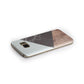 Marble Wood Geometric 2 Samsung Galaxy Case Side Close Up