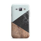 Marble Wood Geometric 2 Samsung Galaxy J1 2015 Case