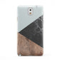 Marble Wood Geometric 2 Samsung Galaxy Note 3 Case