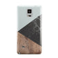 Marble Wood Geometric 2 Samsung Galaxy Note 4 Case