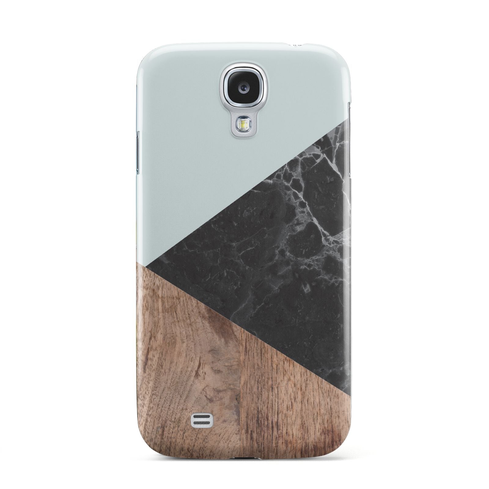 Marble Wood Geometric 2 Samsung Galaxy S4 Case