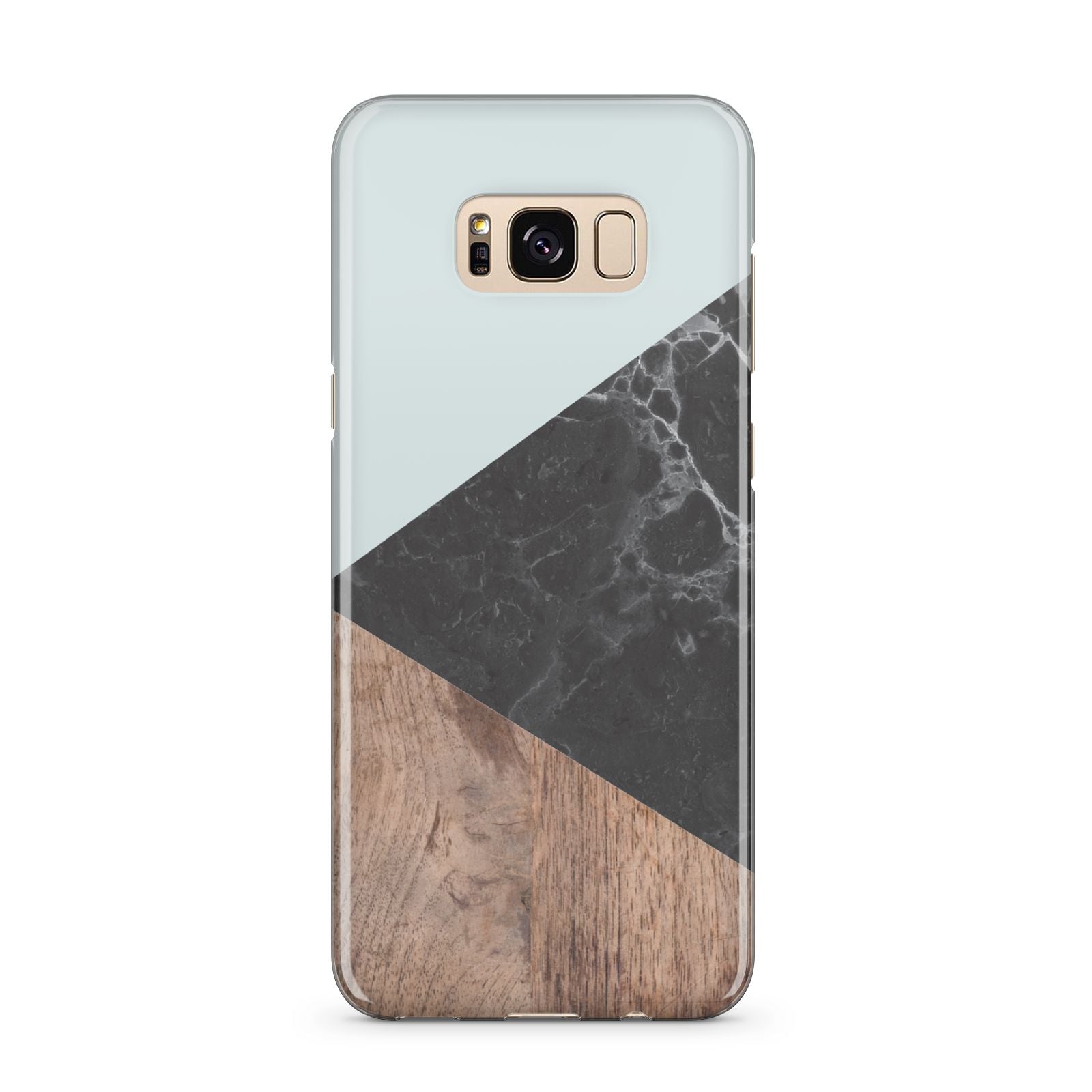 Marble Wood Geometric 2 Samsung Galaxy S8 Plus Case