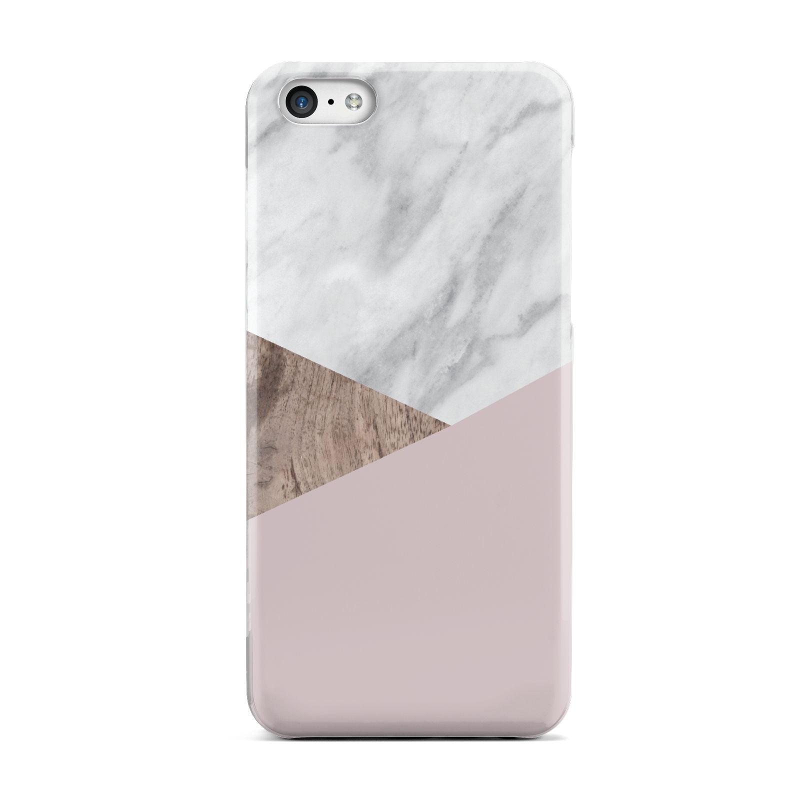 Marble Wood Geometric 3 Apple iPhone 5c Case