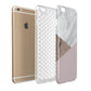 Marble Wood Geometric 3 Apple iPhone 6 Plus 3D Tough Case