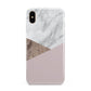 Marble Wood Geometric 3 Apple iPhone Xs Max 3D Tough Case