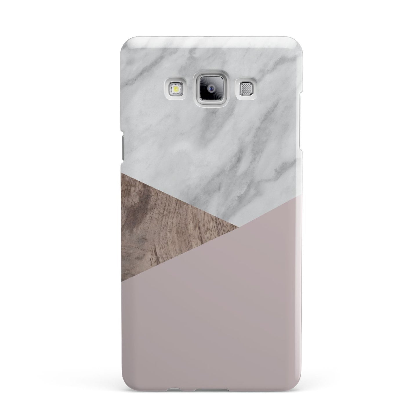 Marble Wood Geometric 3 Samsung Galaxy A7 2015 Case