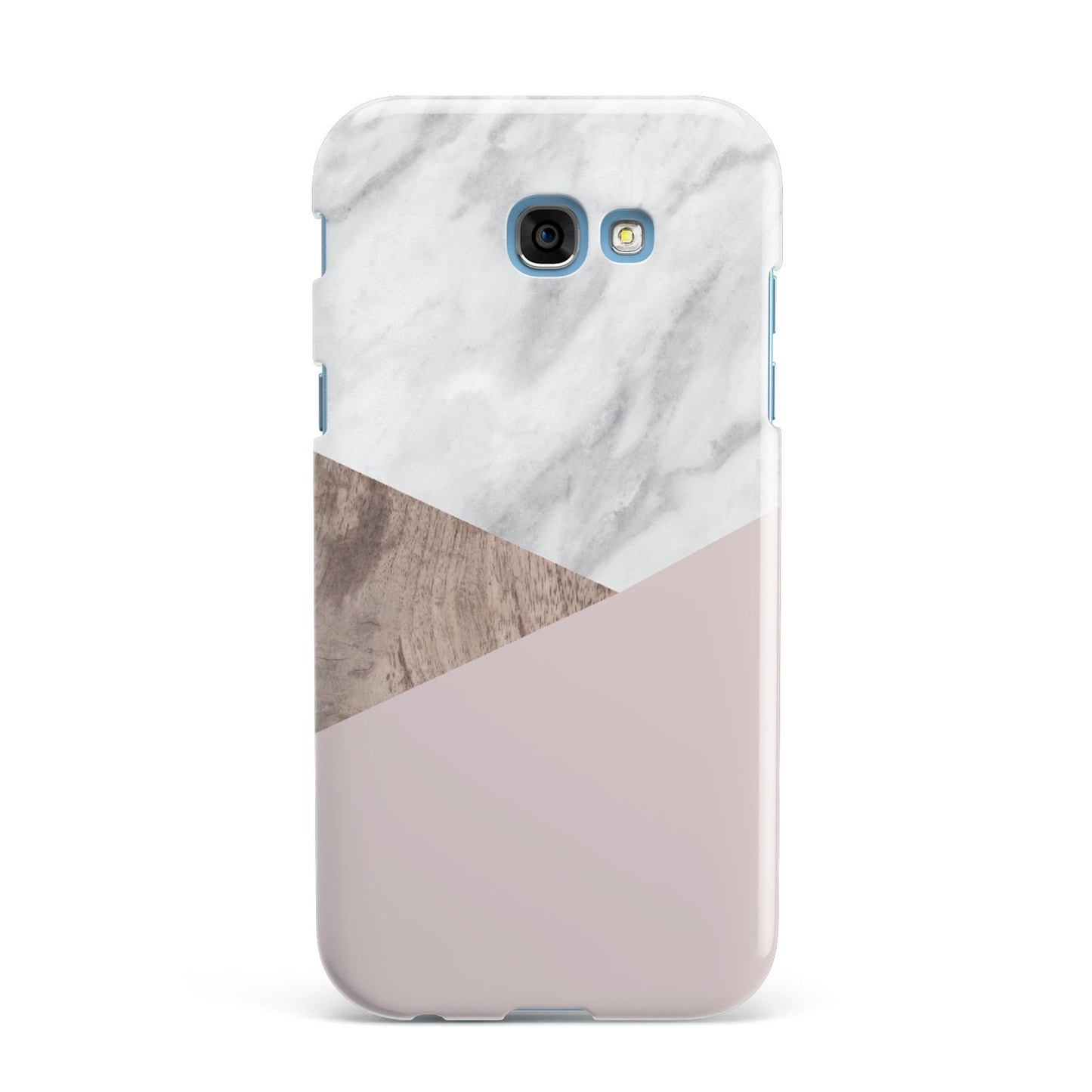 Marble Wood Geometric 3 Samsung Galaxy A7 2017 Case