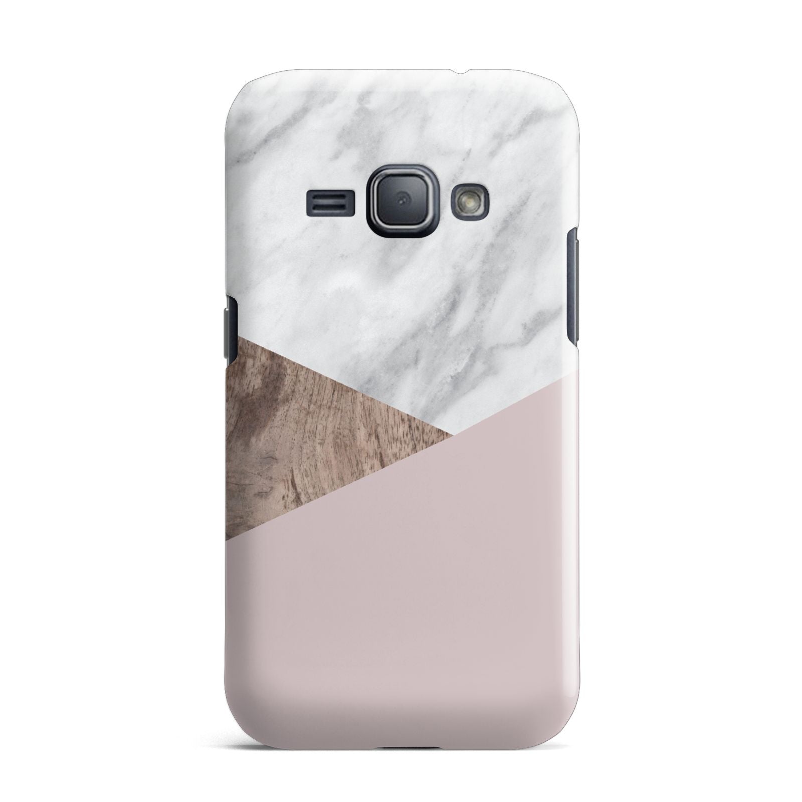 Marble Wood Geometric 3 Samsung Galaxy J1 2016 Case