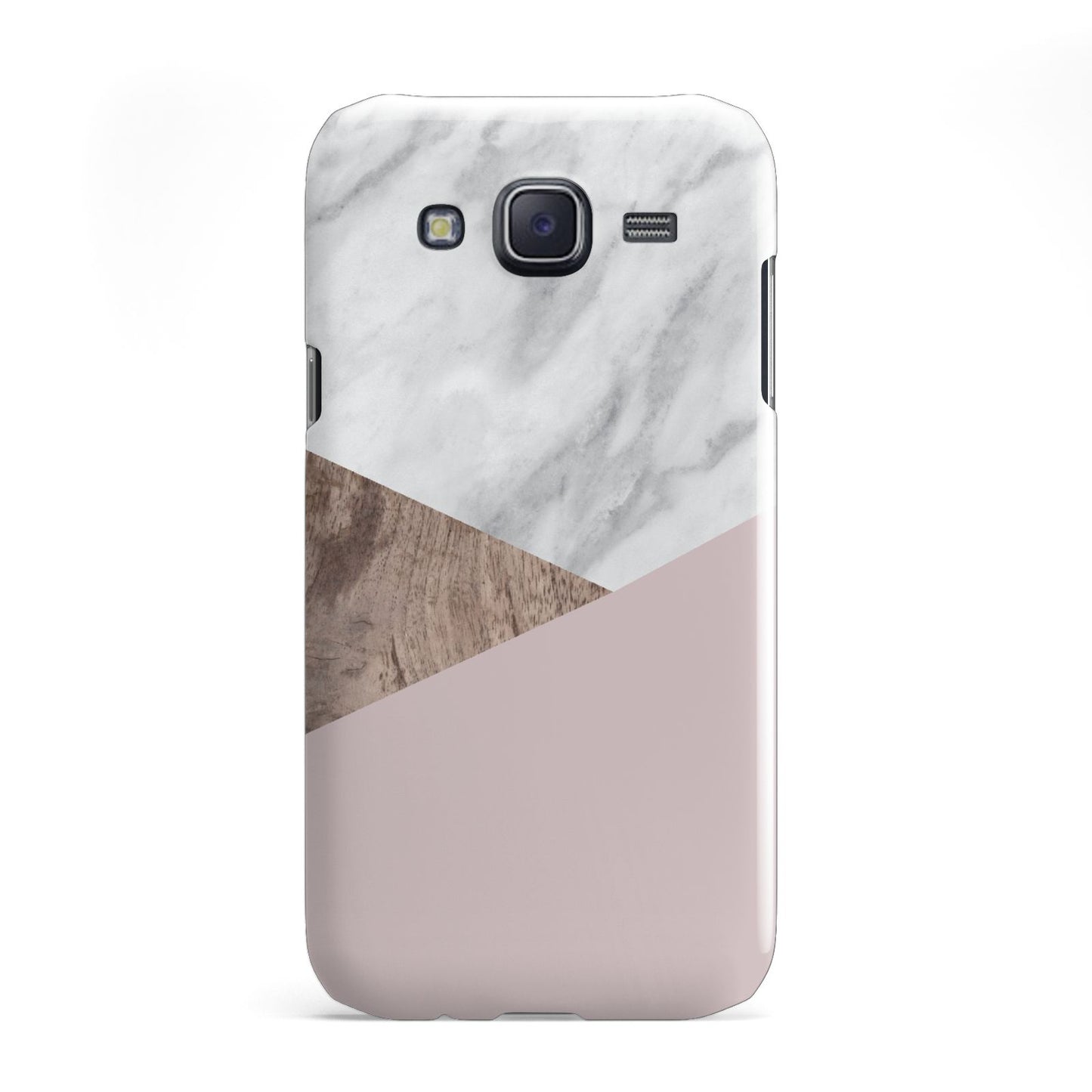 Marble Wood Geometric 3 Samsung Galaxy J5 Case