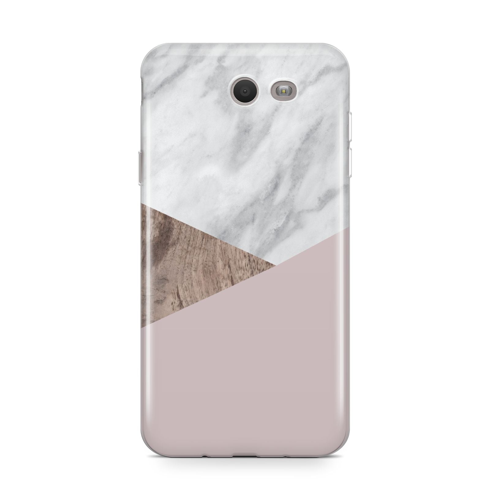 Marble Wood Geometric 3 Samsung Galaxy J7 2017 Case