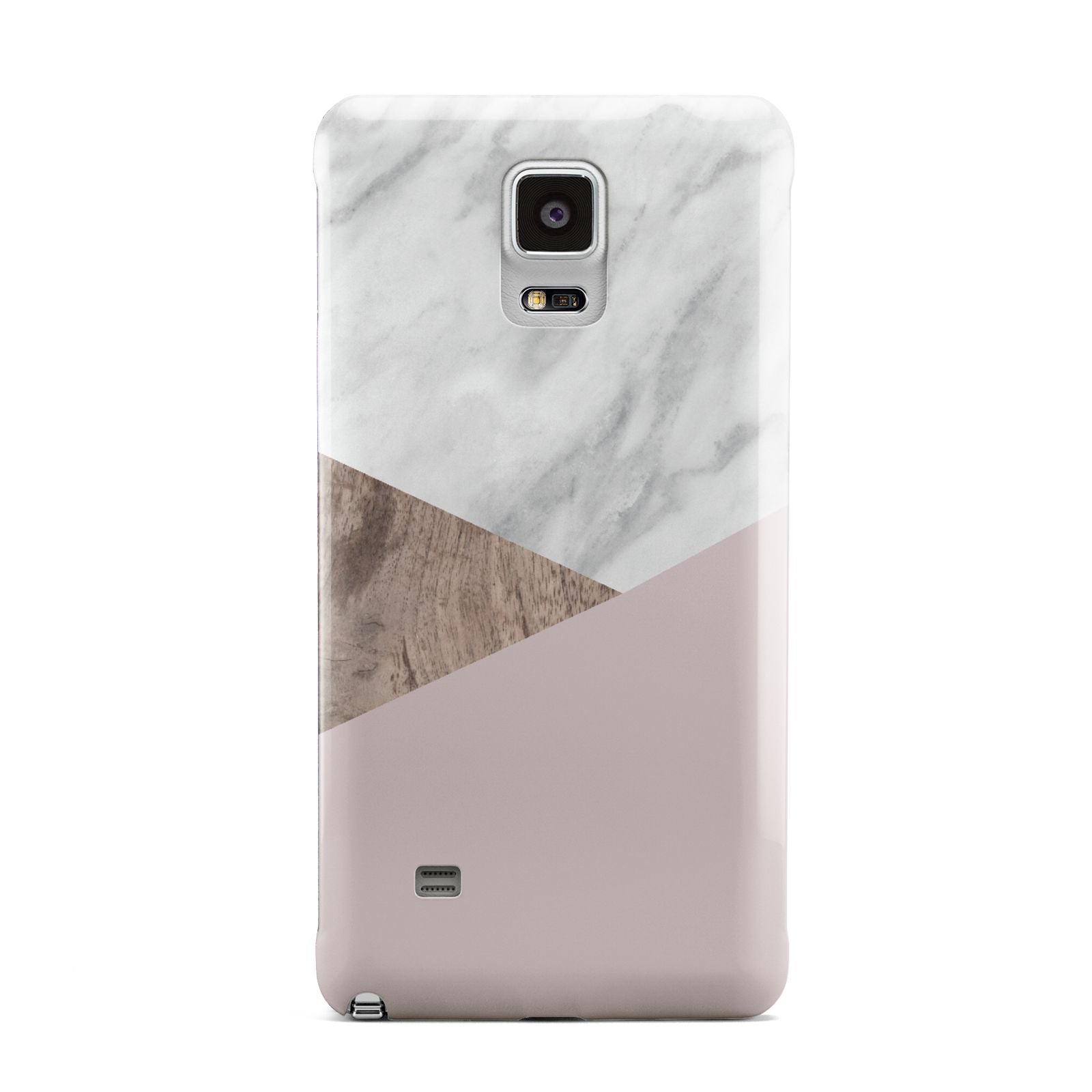 Marble Wood Geometric 3 Samsung Galaxy Note 4 Case