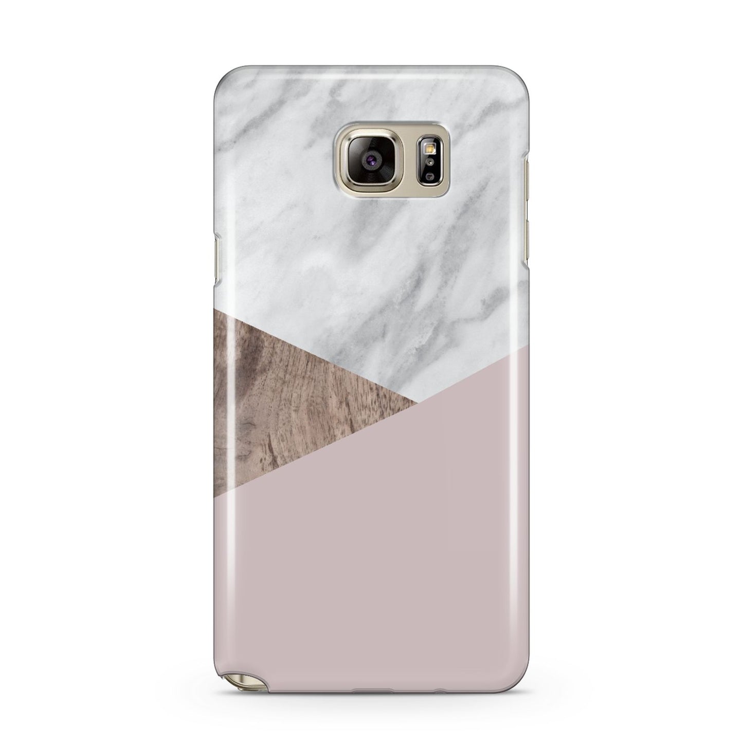 Marble Wood Geometric 3 Samsung Galaxy Note 5 Case