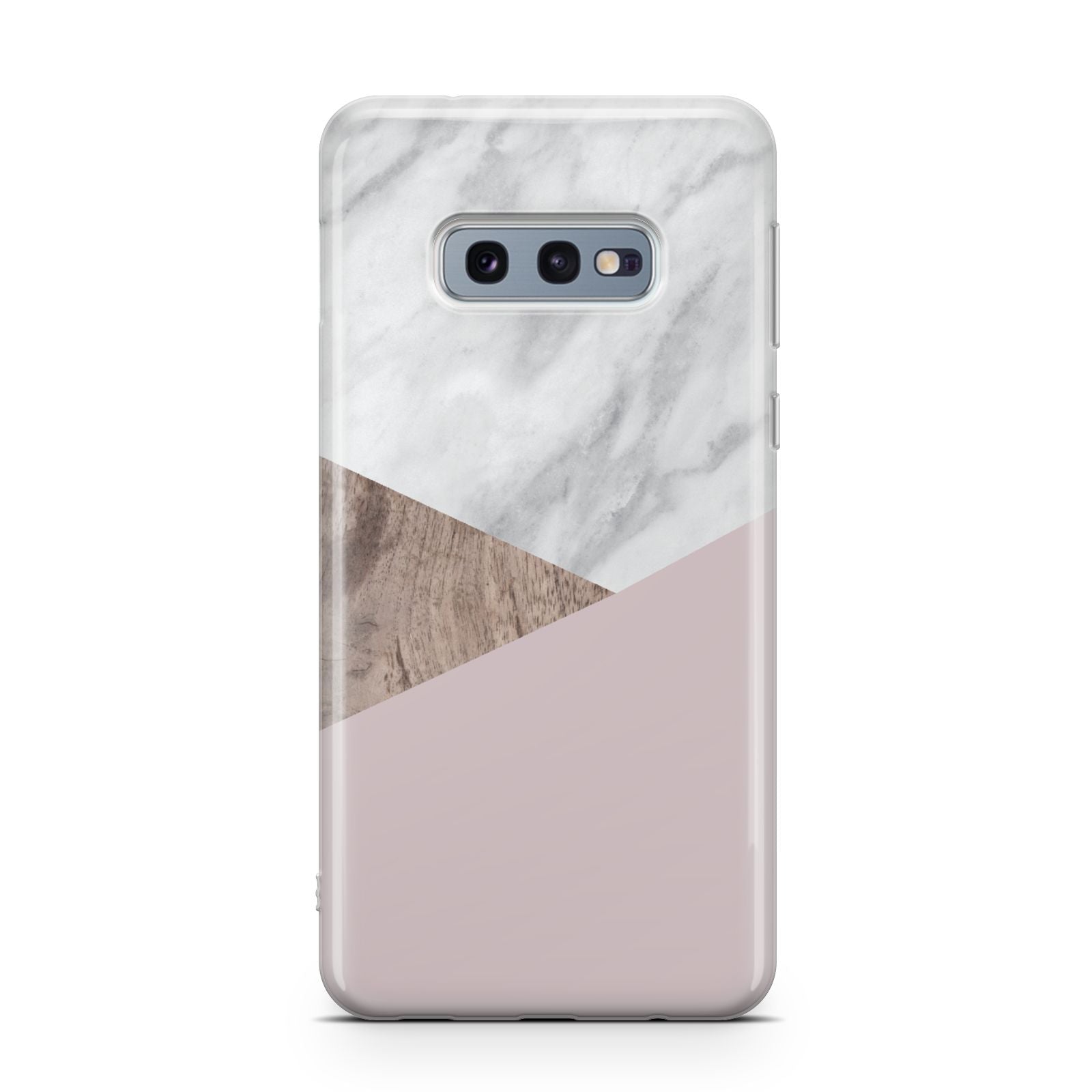 Marble Wood Geometric 3 Samsung Galaxy S10E Case