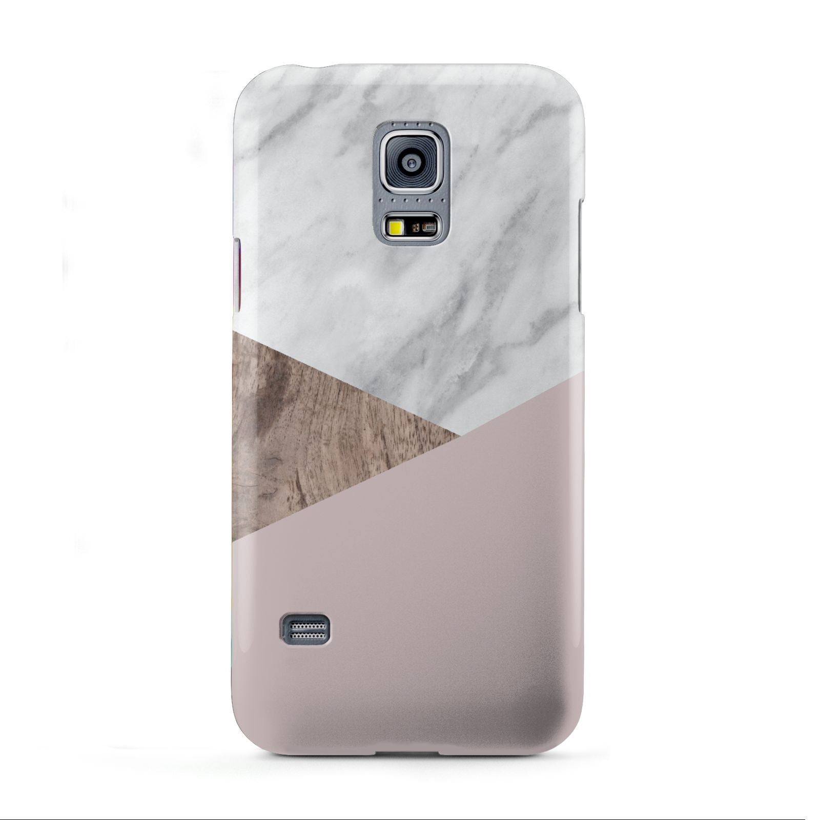 Marble Wood Geometric 3 Samsung Galaxy S5 Mini Case