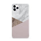 Marble Wood Geometric 3 iPhone 11 Pro Max 3D Snap Case