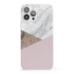 Marble Wood Geometric 3 iPhone 13 Pro Max Full Wrap 3D Snap Case