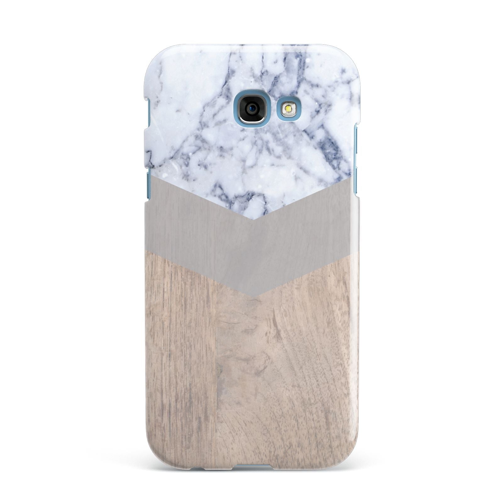 Marble Wood Geometric 4 Samsung Galaxy A7 2017 Case
