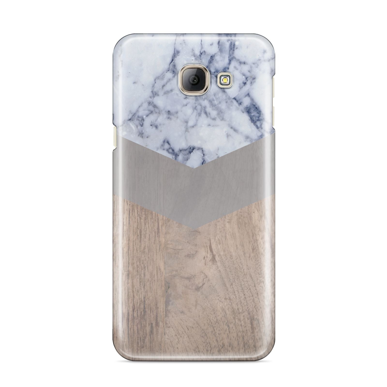 Marble Wood Geometric 4 Samsung Galaxy A8 2016 Case