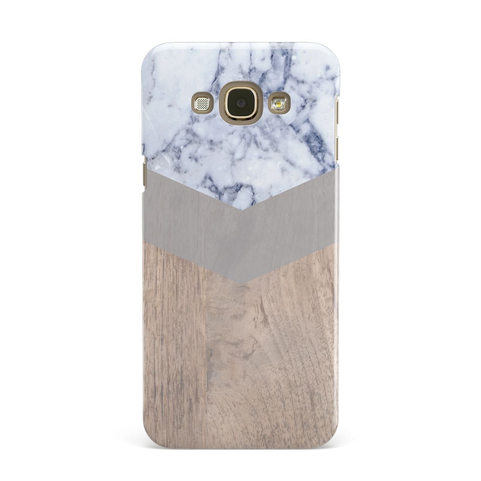 Marble Wood Geometric 4 Samsung Galaxy A8 Case
