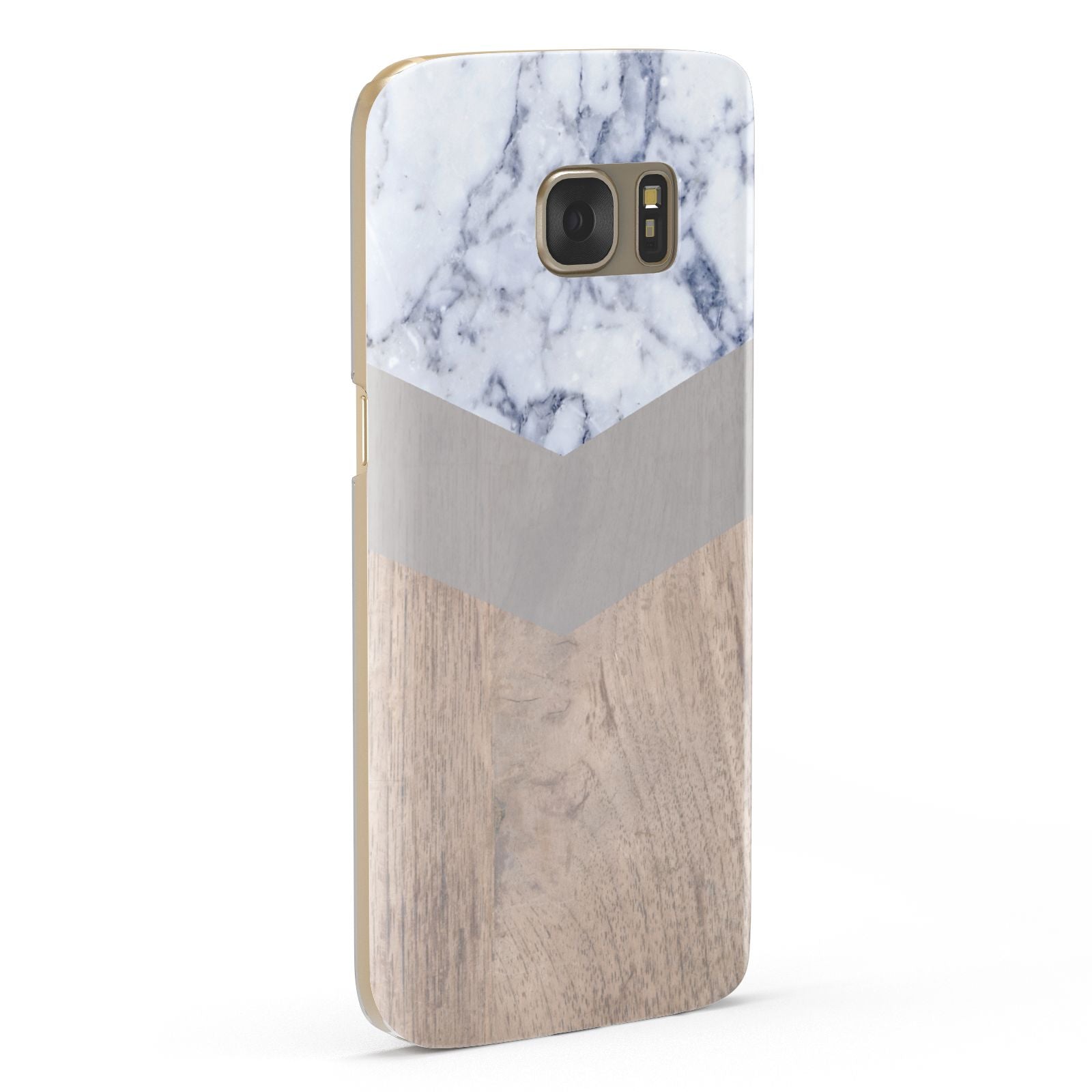 Marble Wood Geometric 4 Samsung Galaxy Case Fourty Five Degrees