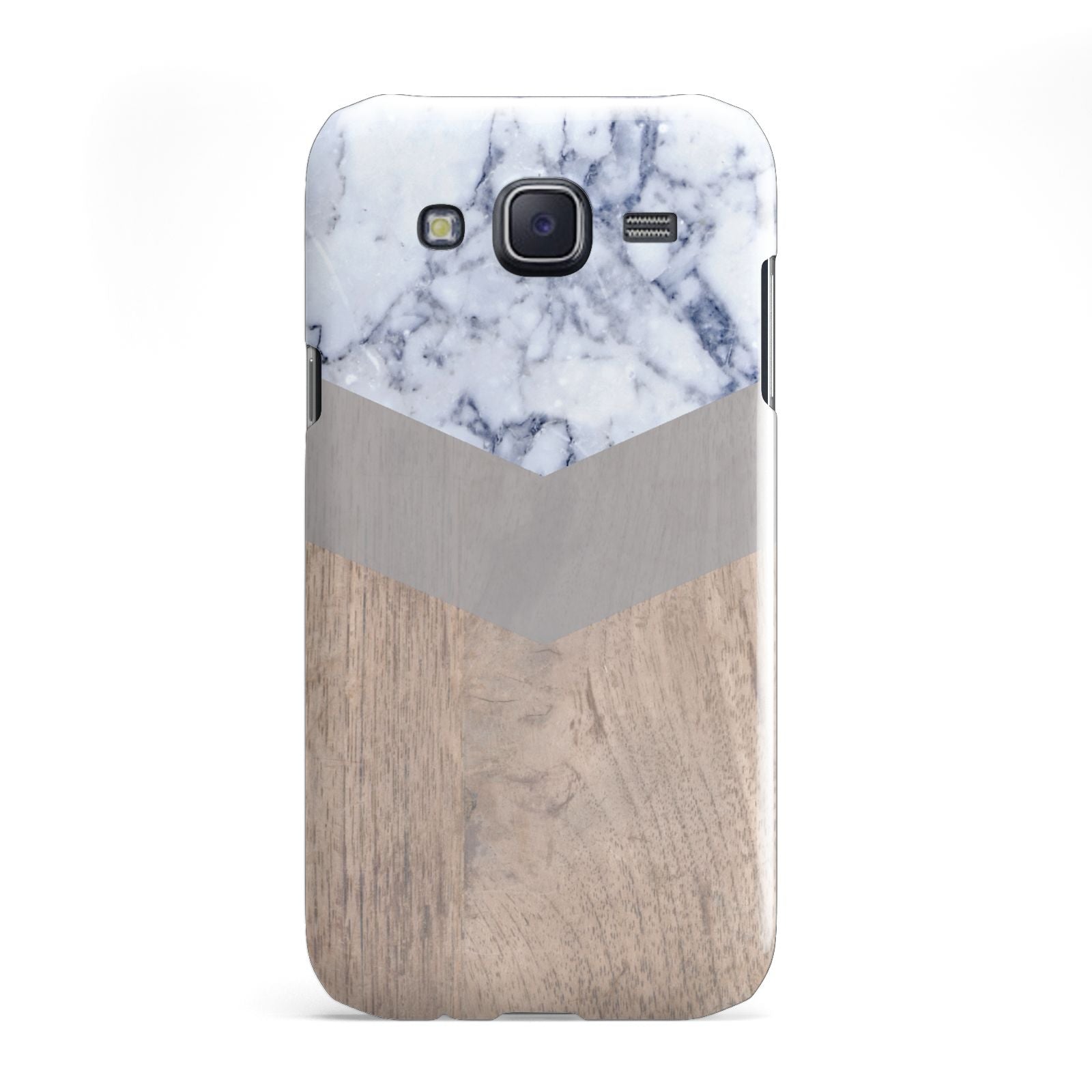 Marble Wood Geometric 4 Samsung Galaxy J5 Case