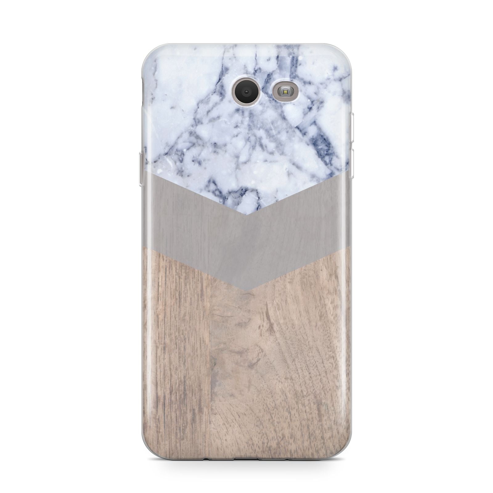 Marble Wood Geometric 4 Samsung Galaxy J7 2017 Case