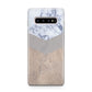 Marble Wood Geometric 4 Samsung Galaxy S10 Plus Case