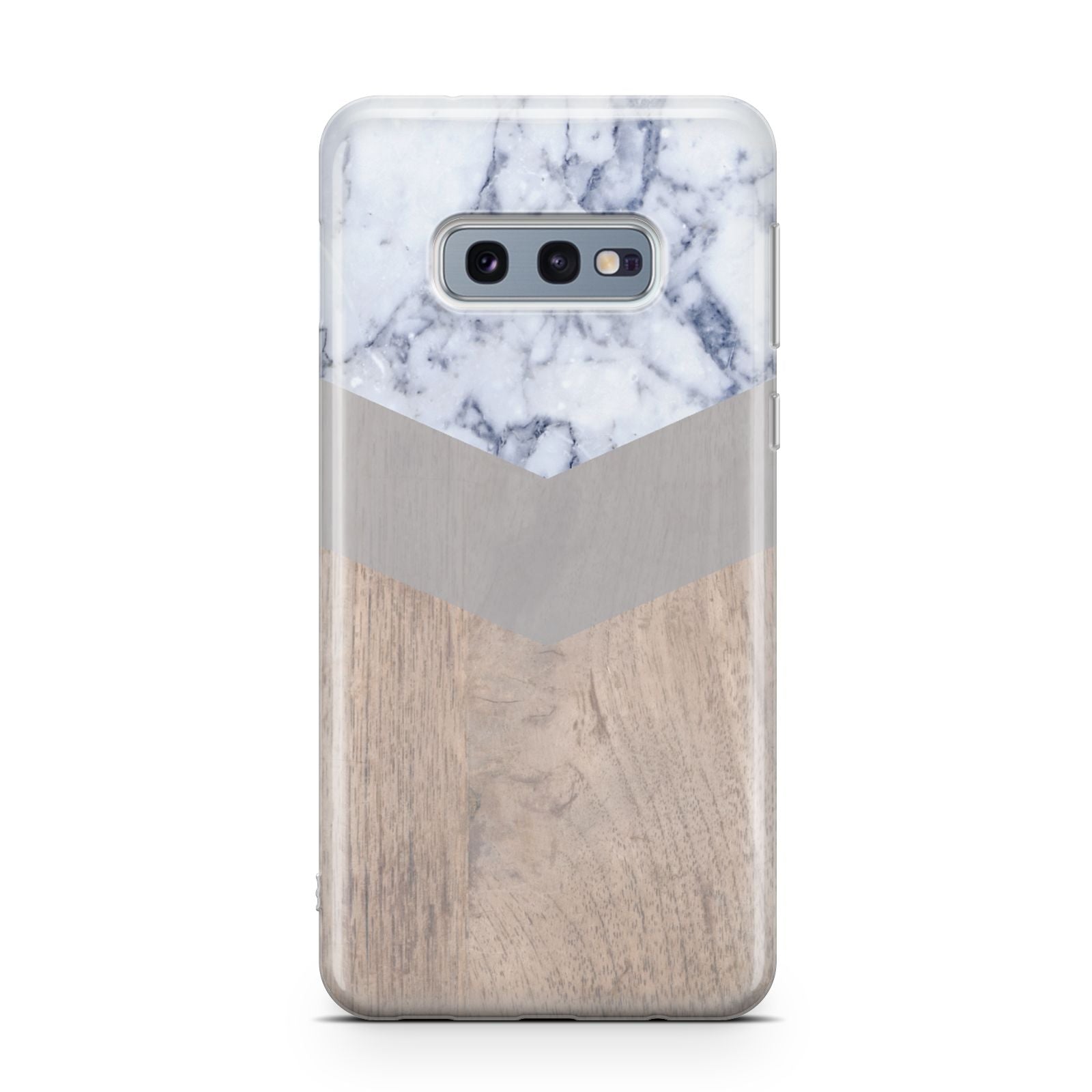 Marble Wood Geometric 4 Samsung Galaxy S10E Case