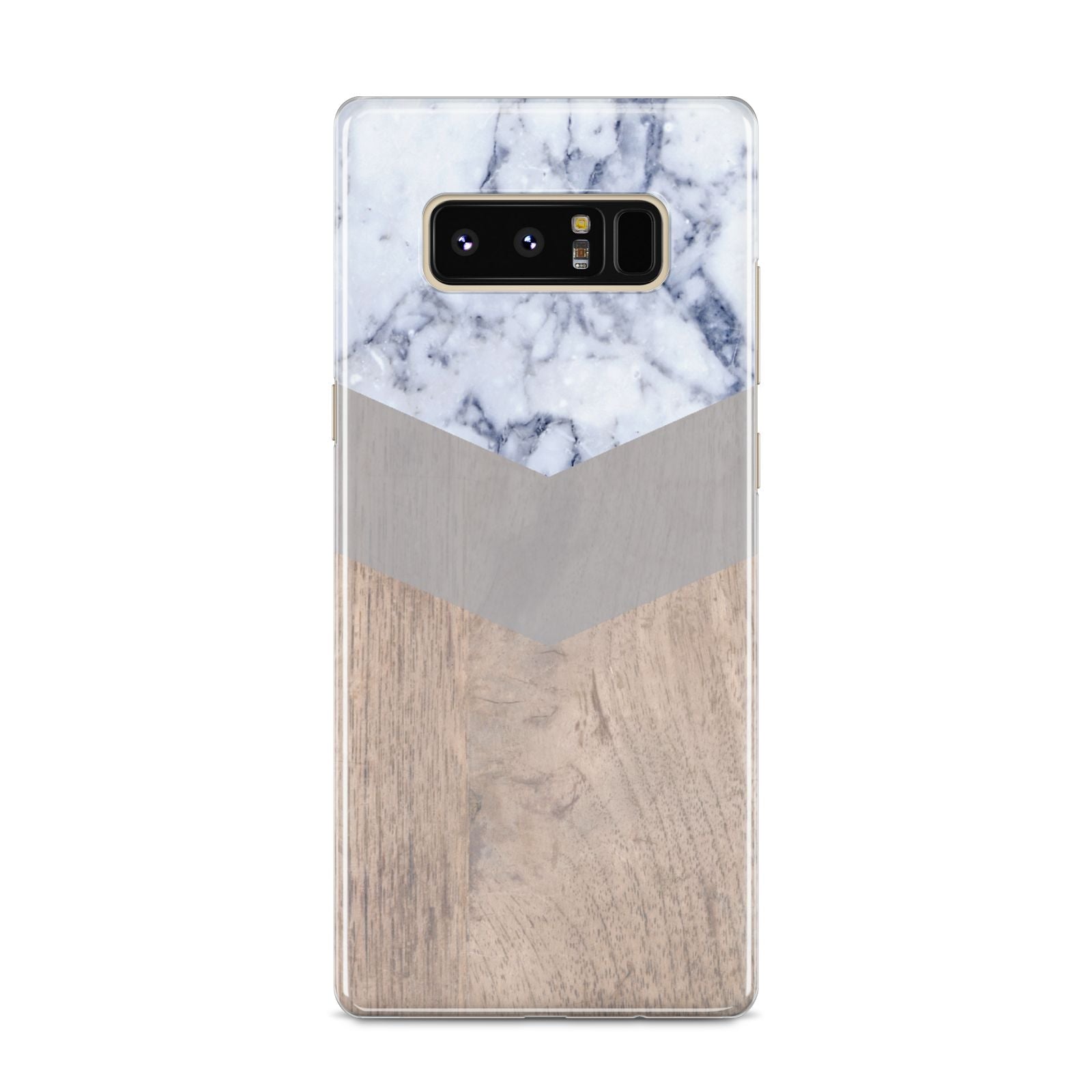 Marble Wood Geometric 4 Samsung Galaxy S8 Case
