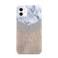 Marble Wood Geometric 4 iPhone 11 3D Tough Case