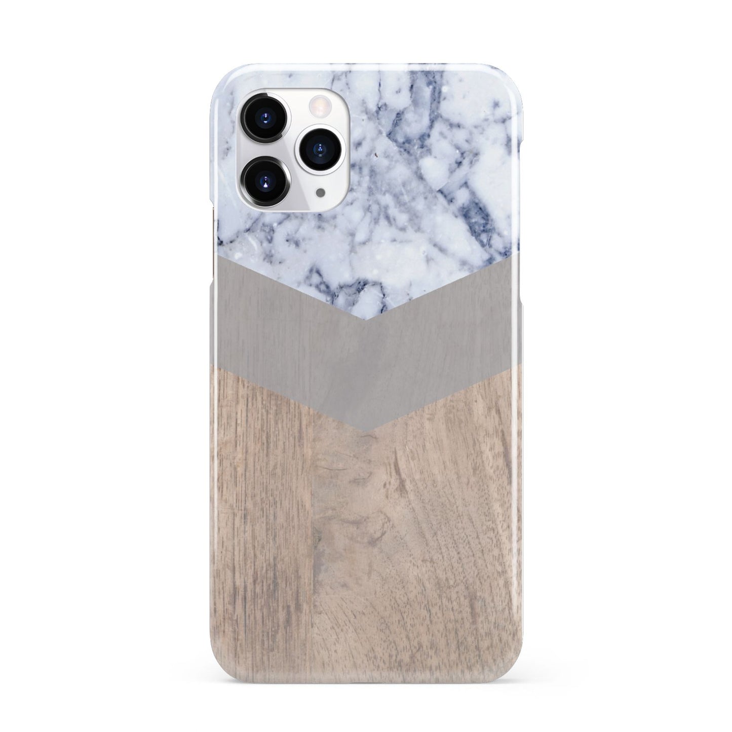 Marble Wood Geometric 4 iPhone 11 Pro 3D Snap Case