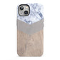 Marble Wood Geometric 4 iPhone 13 Full Wrap 3D Tough Case