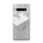 Marble Wood Geometric 5 Samsung Galaxy S10 Plus Case