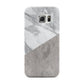 Marble Wood Geometric 5 Samsung Galaxy S6 Edge Case
