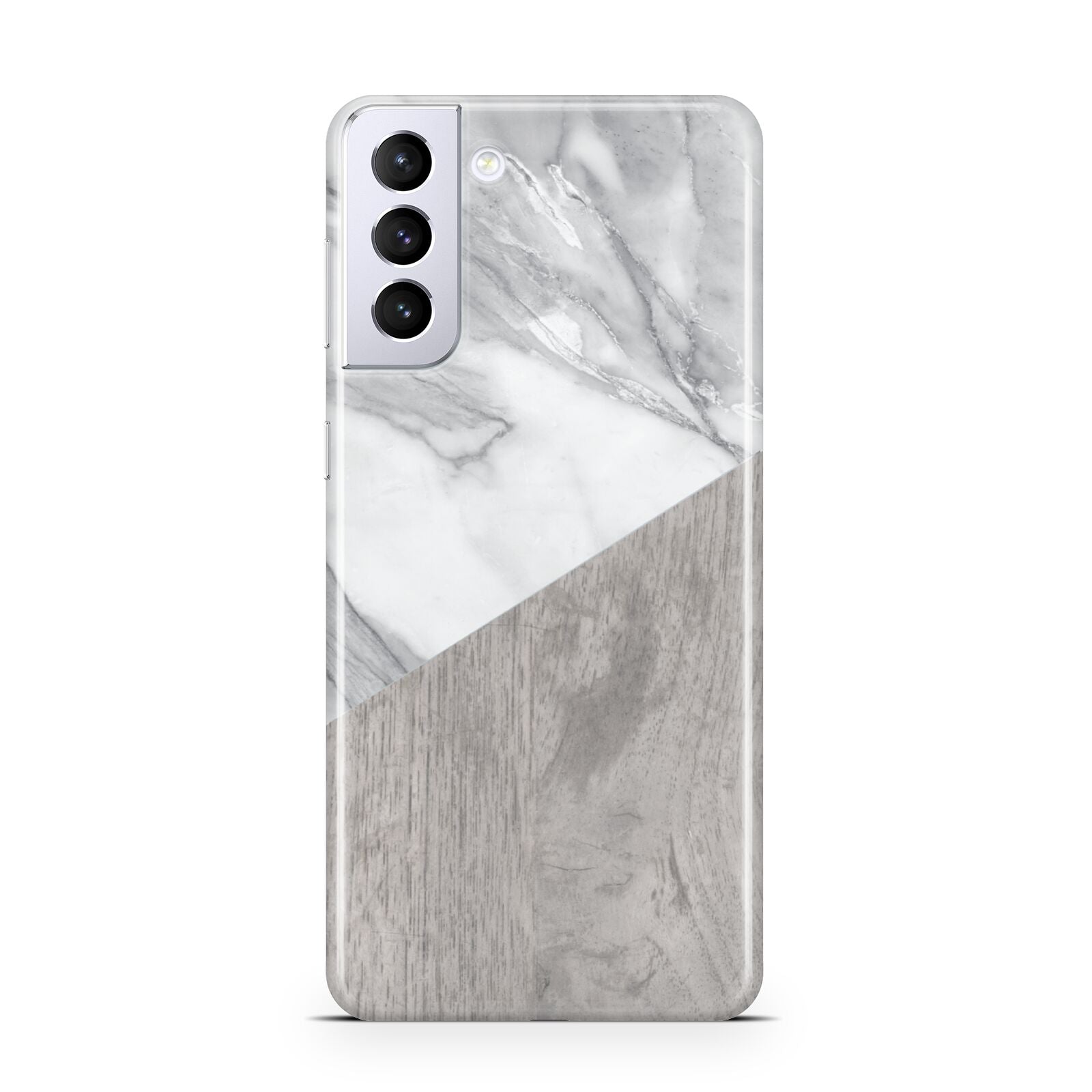 Marble Wood Geometric 5 Samsung S21 Plus Phone Case